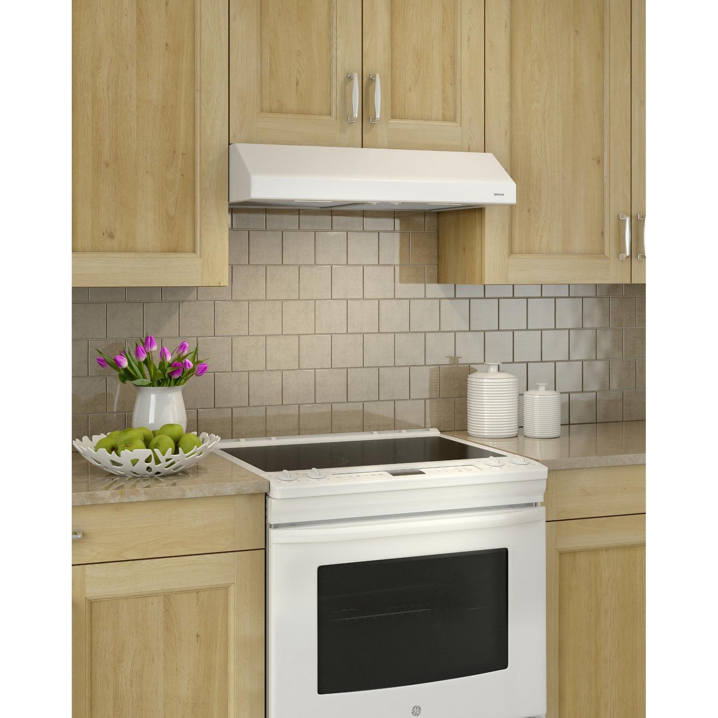 BCSEK124WW Broan® 24-Inch Convertible Under-Cabinet Range Hood, ENERGY STAR®, 300 Max Blower CFM, White