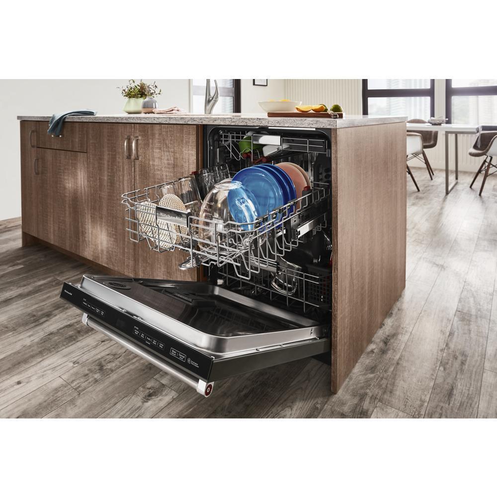 Kitchenaid KDTM604KBS 360(degree) Max Jets™ Third Rack Dishwasher with Fan-Enabled ProDry™ System, 44 dBA