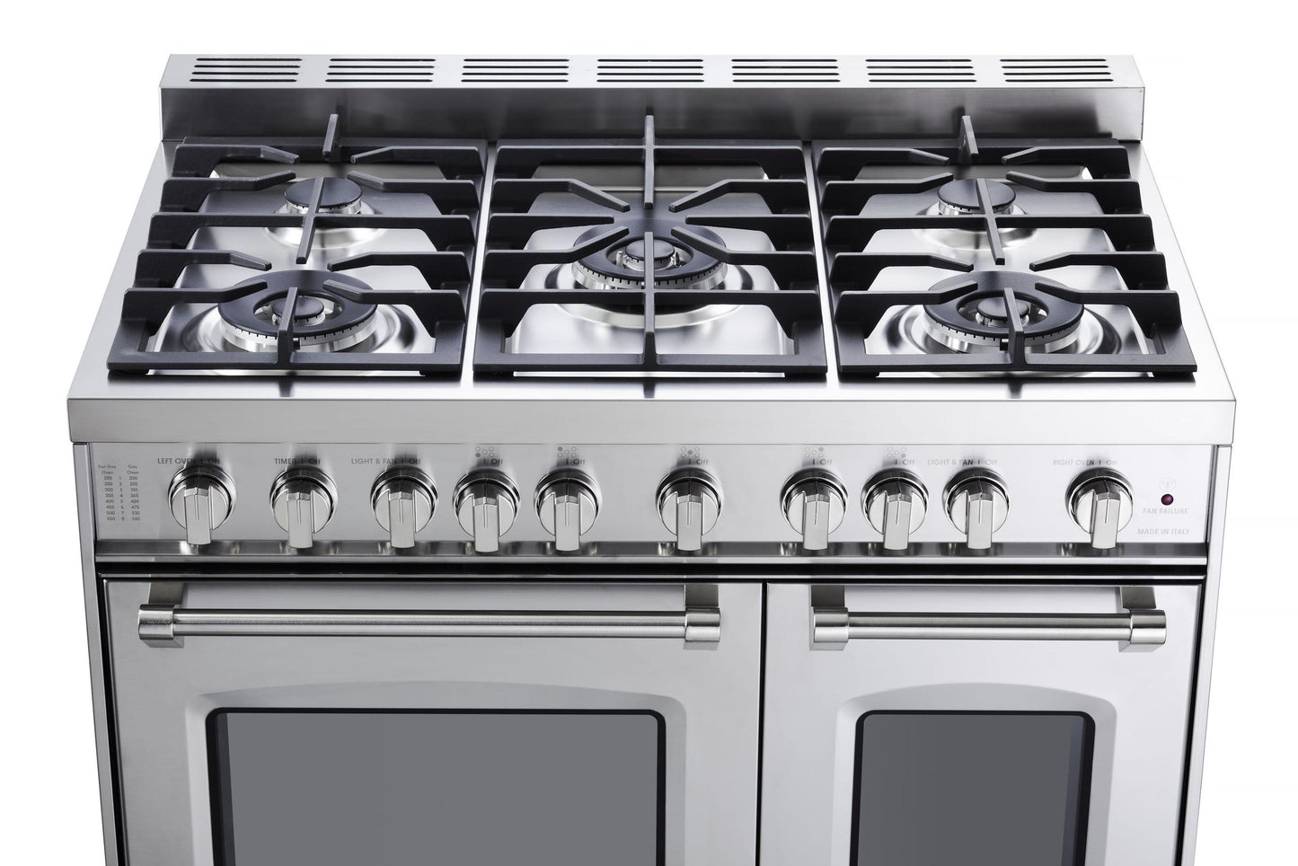 Verona VPFSGG365DSS Prestige 36" Gas Double Oven Range - Stainless Steel