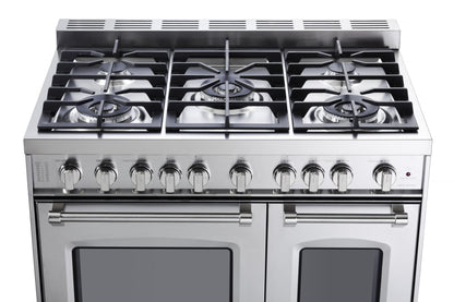 Verona VPFSGG365DSS Prestige 36" Gas Double Oven Range - Stainless Steel