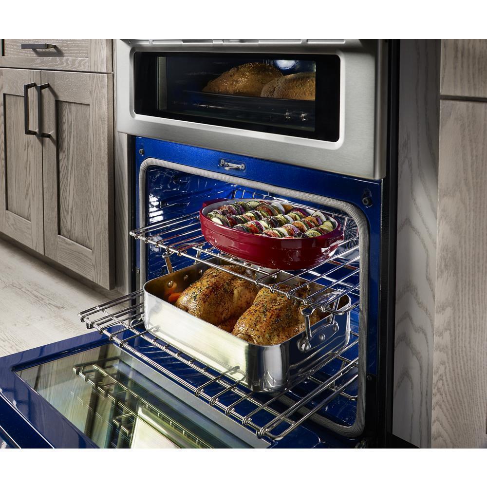 Kitchenaid KFGD500ESS 30-Inch 5 Burner Gas Double Oven Convection Range