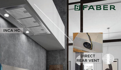 Faber INHC35SSV Inca HC 35" Stainless Steel 295/395/600 CFM