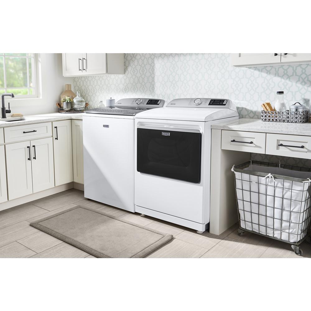 Maytag MED7230HW Smart Top Load Electric Dryer with Extra Power - 7.4 cu. ft.