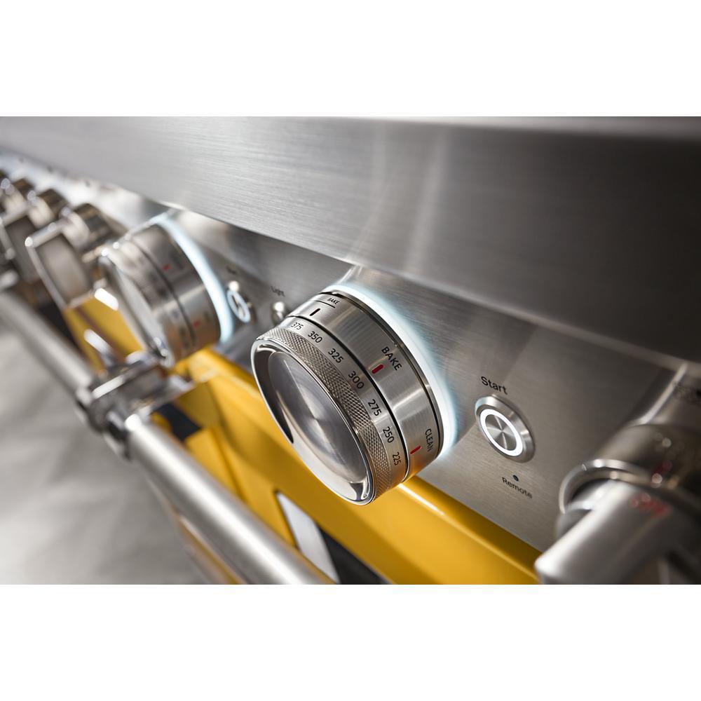 KFDC558JYP KitchenAid® 48'' Smart Commercial-Style Dual Fuel Range with Griddle