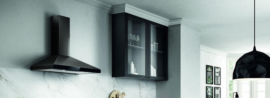 Elica EVR636BL VARNA BLACK Wall Mount Range Hood 36" wide - 600CFM