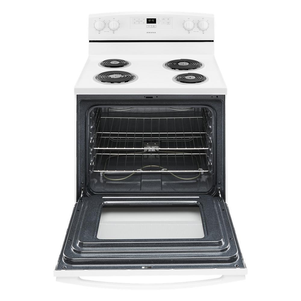 Amana ACR4303MFW 30-inch Amana® Electric Range with Bake Assist Temps