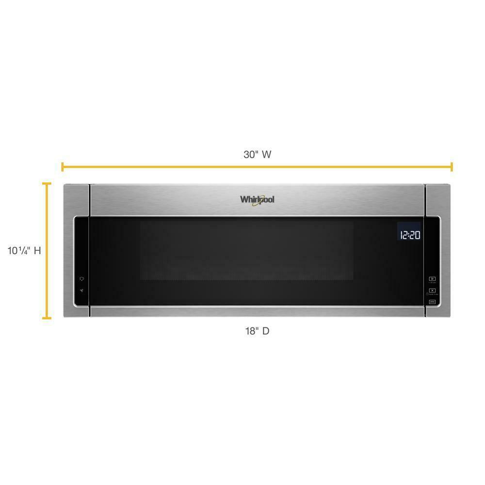 Whirlpool WML75011HZ 1.1 cu. ft. Low Profile Microwave Hood Combination