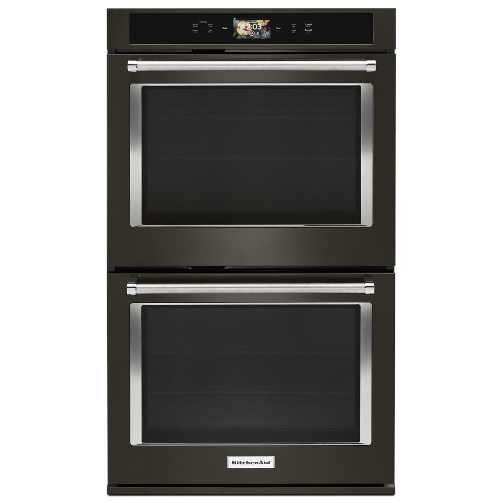 Kitchenaid Smart Oven  30" Double Oven with Powered Attachments and PrintShield™ Finish