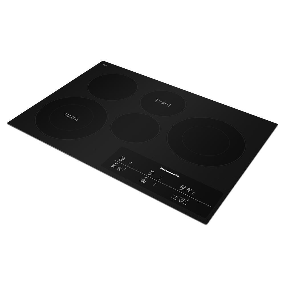 Kitchenaid KCES950KBL 30" Electric Cooktop with 5 Elements and Touch-Activated Controls