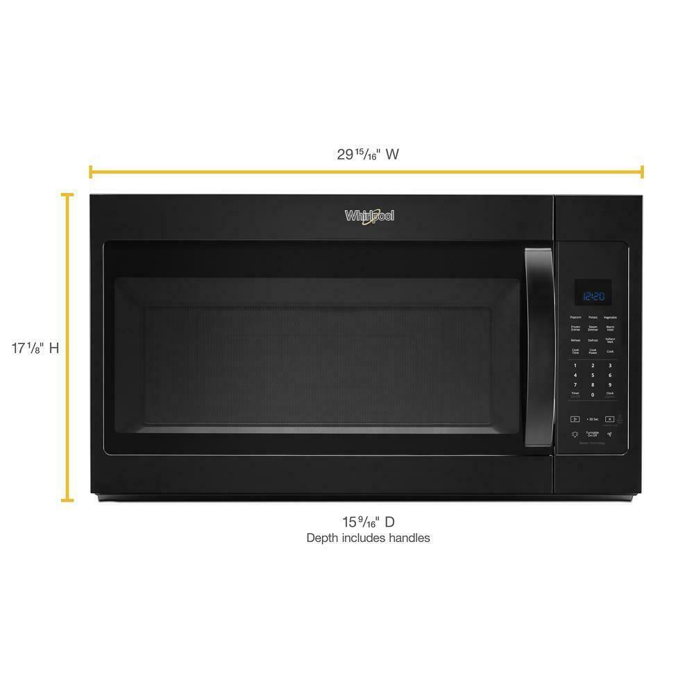 Whirlpool 1.9 cu. ft. Capacity Steam Microwave with Sensor Cooking