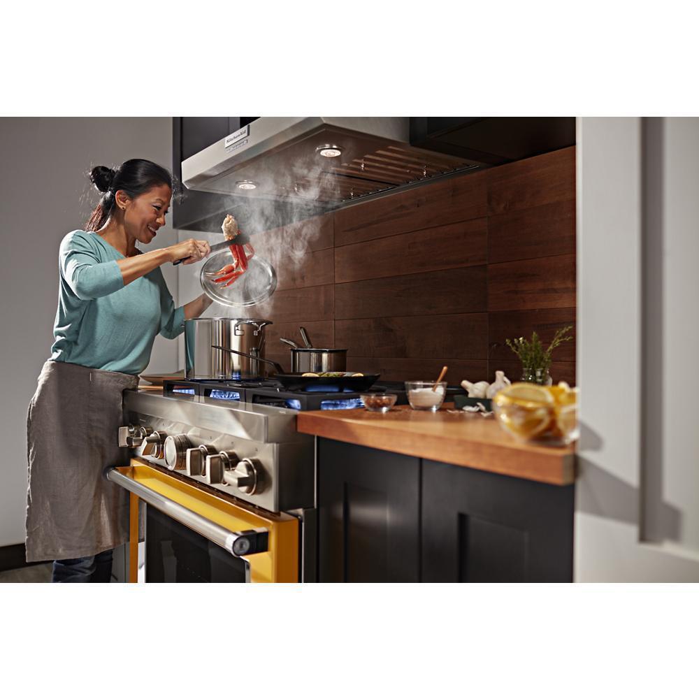 KitchenAid® 36'' Smart Commercial-Style Dual Fuel Range with 6 Burners