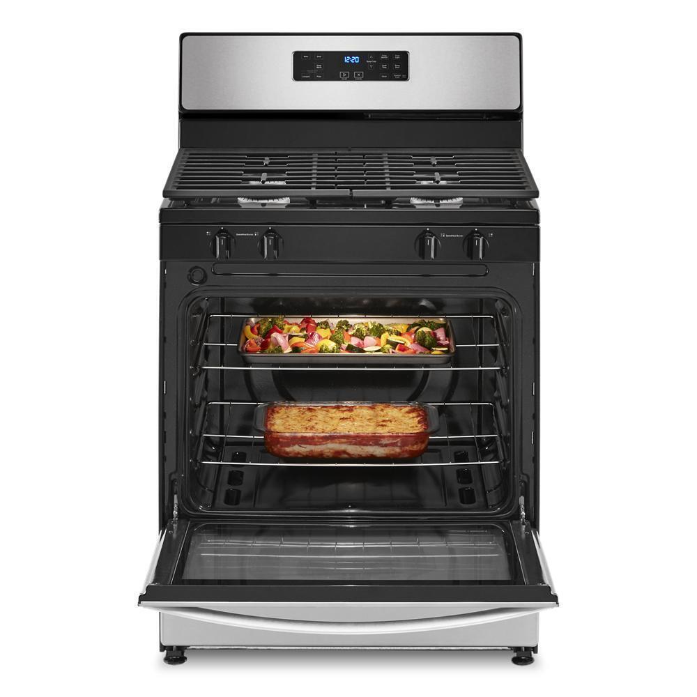 Whirlpool WFG320M0MS 5.1 Cu. Ft. Freestanding Gas Range with Broiler Drawer