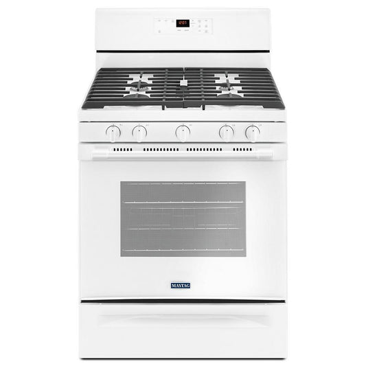 Maytag MGR6600FW 30-inch Wide Gas Range With 5th Oval Burner - 5.0 Cu. Ft.