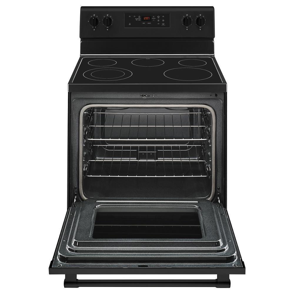 Maytag 30-Inch Wide Electric Range With Shatter-Resistant Cooktop - 5.3 Cu. Ft.