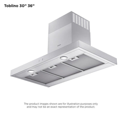 Elica ETB436S3 TOBLINO Wall Mount Range Hood 36" wide - 400CFM