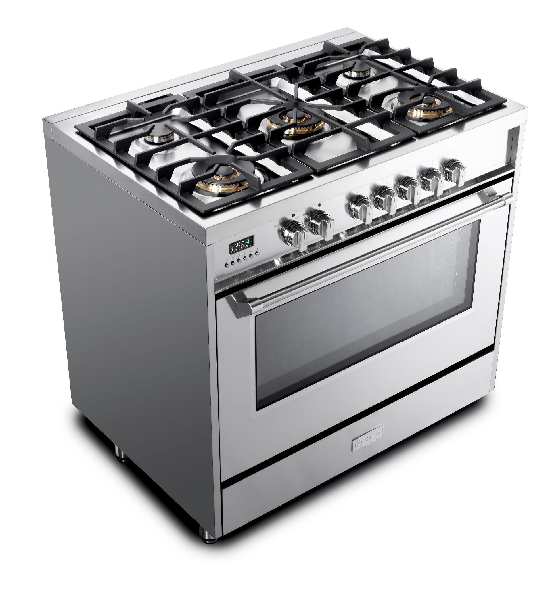 Designer 36" Dual Fuel Single Oven - Stainless Steel