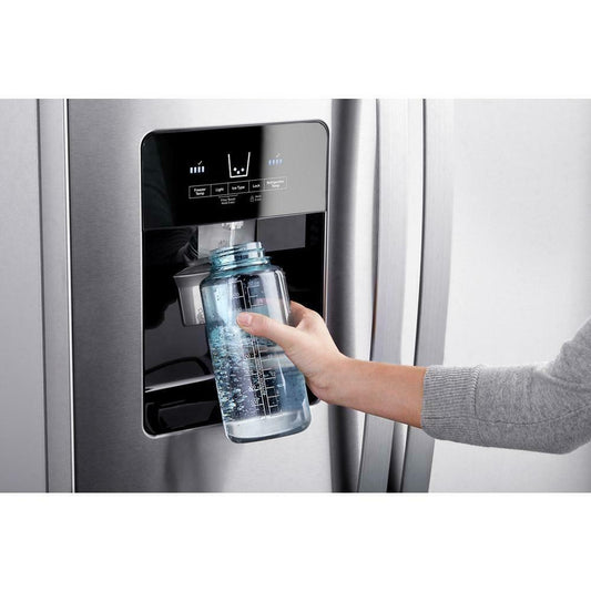Whirlpool WRS325SDHZ 36-inch Wide Side-by-Side Refrigerator - 25 cu. ft.