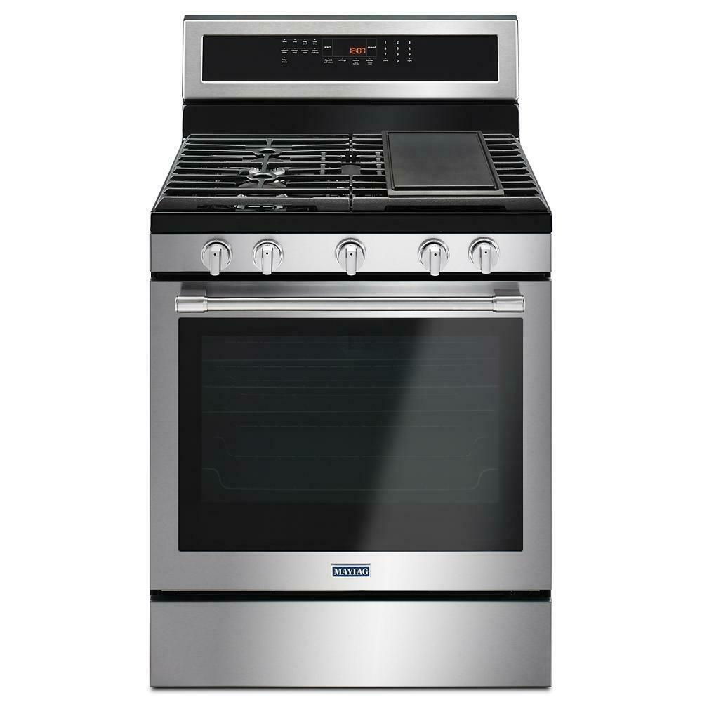 Maytag 30-Inch Wide Gas Range With True Convection And Power Preheat - 5.8 Cu. Ft.