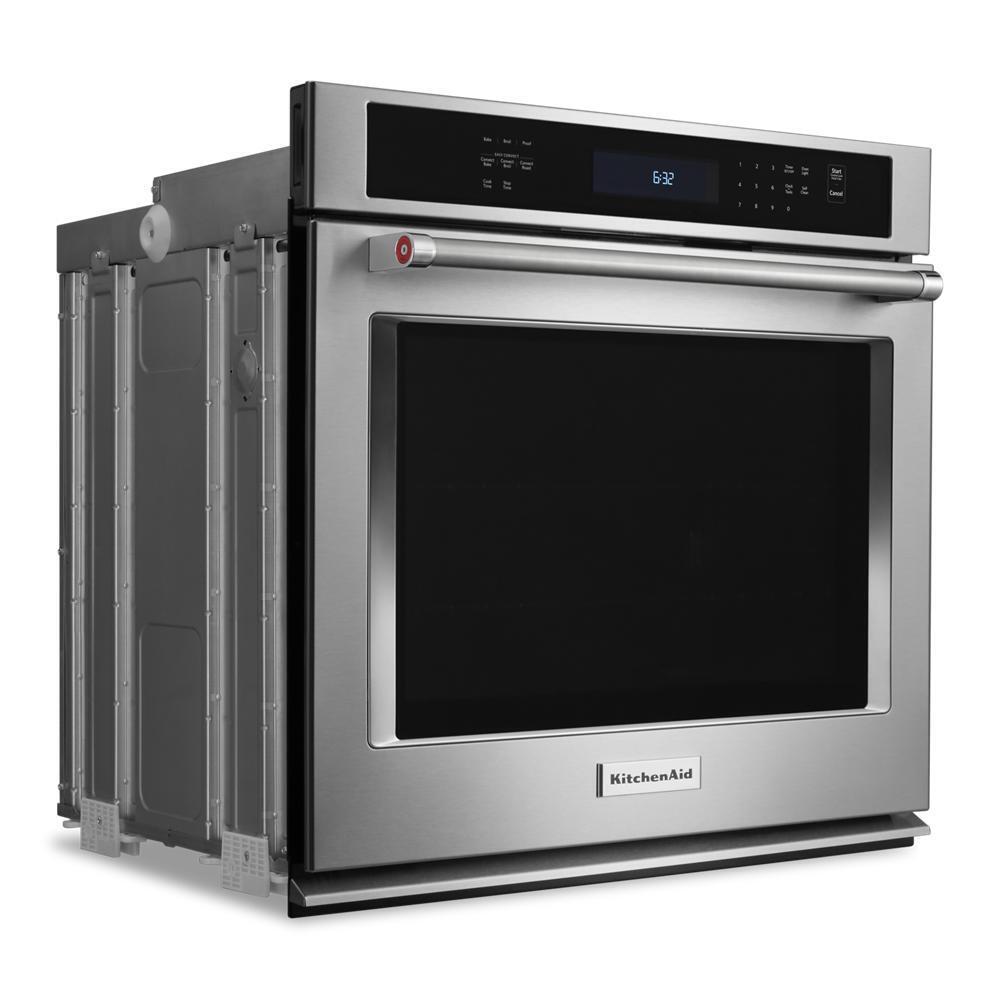 KOSE500ESS KitchenAid 30 Single Wall Oven with Even-Heat True Convection -  Stainless Steel