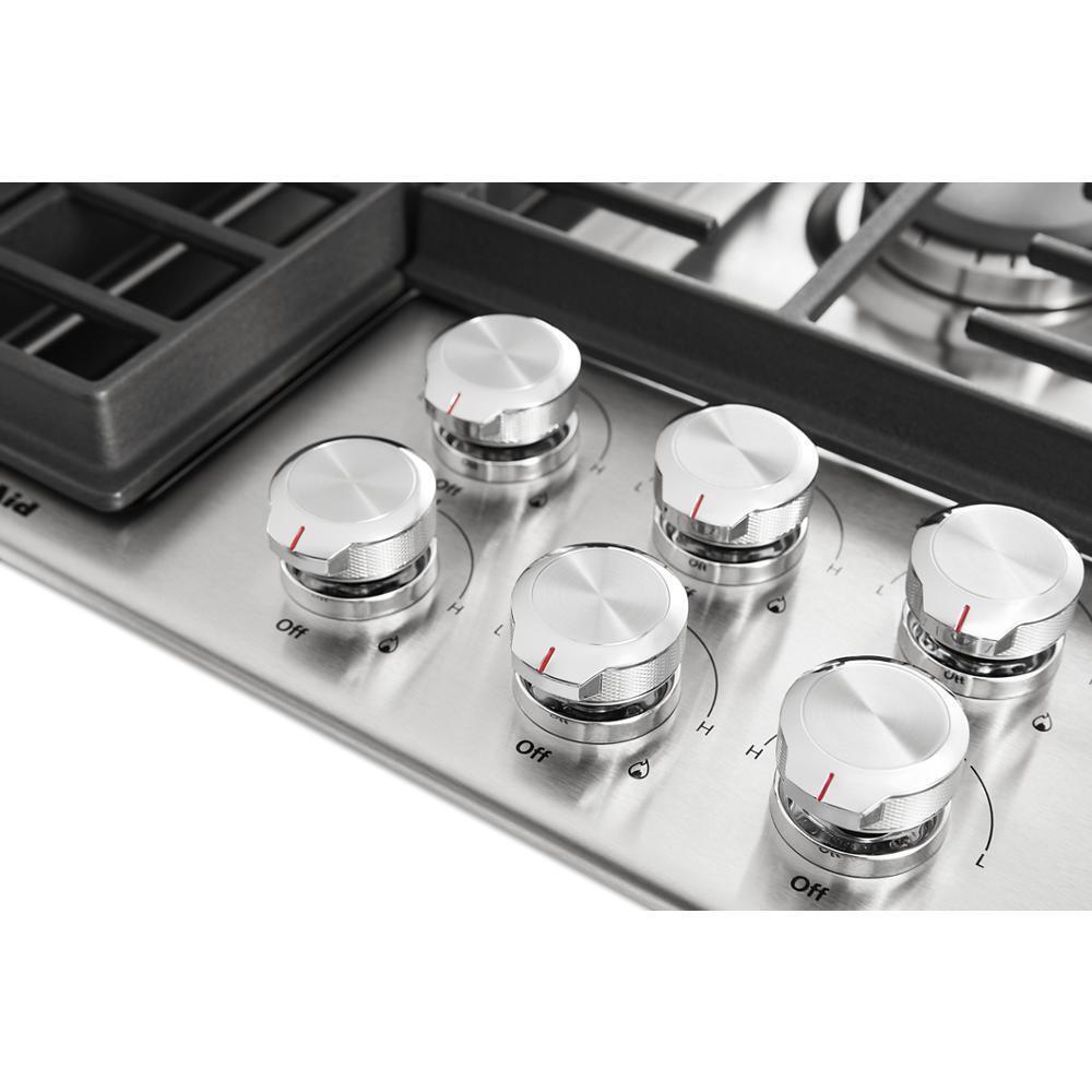 Kitchenaid KCGD506GSS 36" 5 Burner Gas Downdraft Cooktop