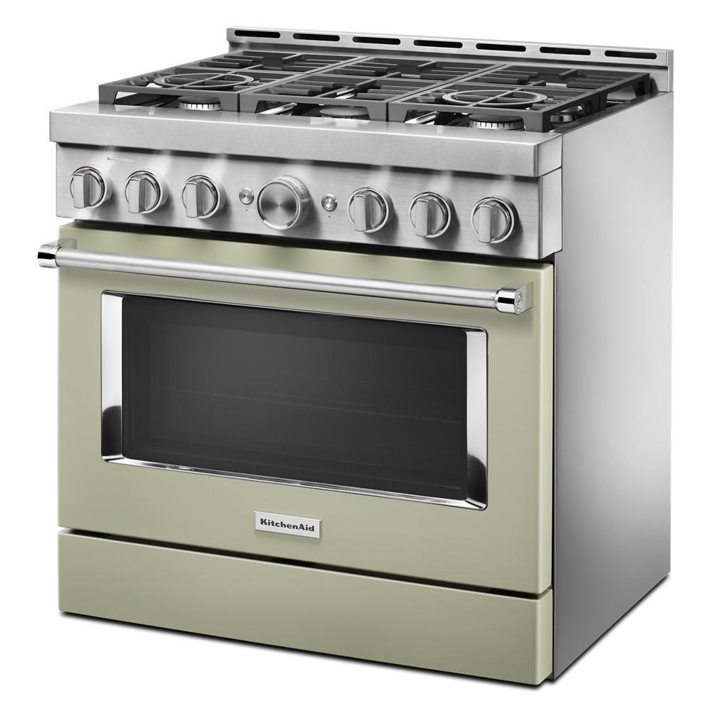 KFGC506JAV KitchenAid® 36'' Smart Commercial-Style Gas Range with 6 Burners