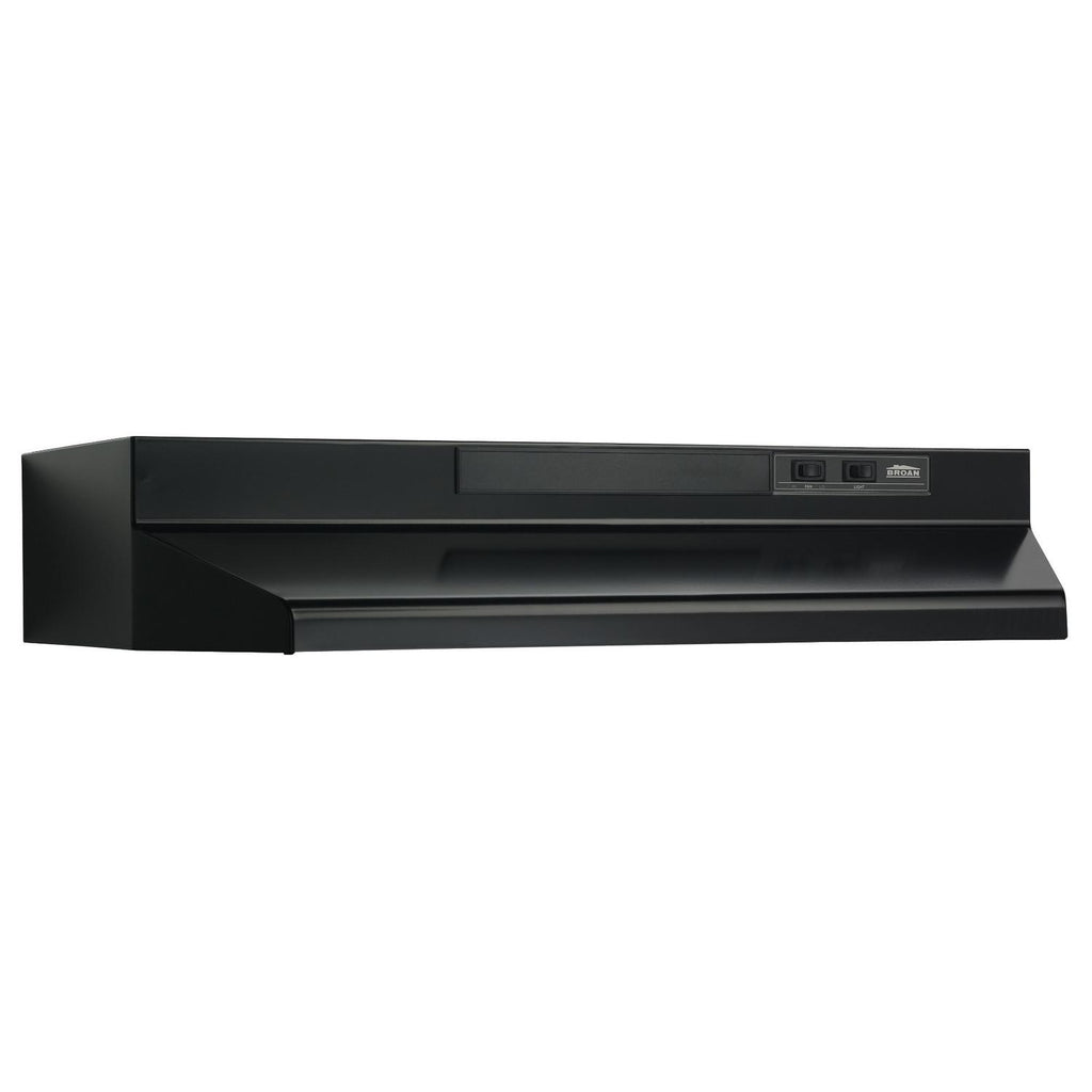 Broan F403023 30 Convertible Range Hood, Black