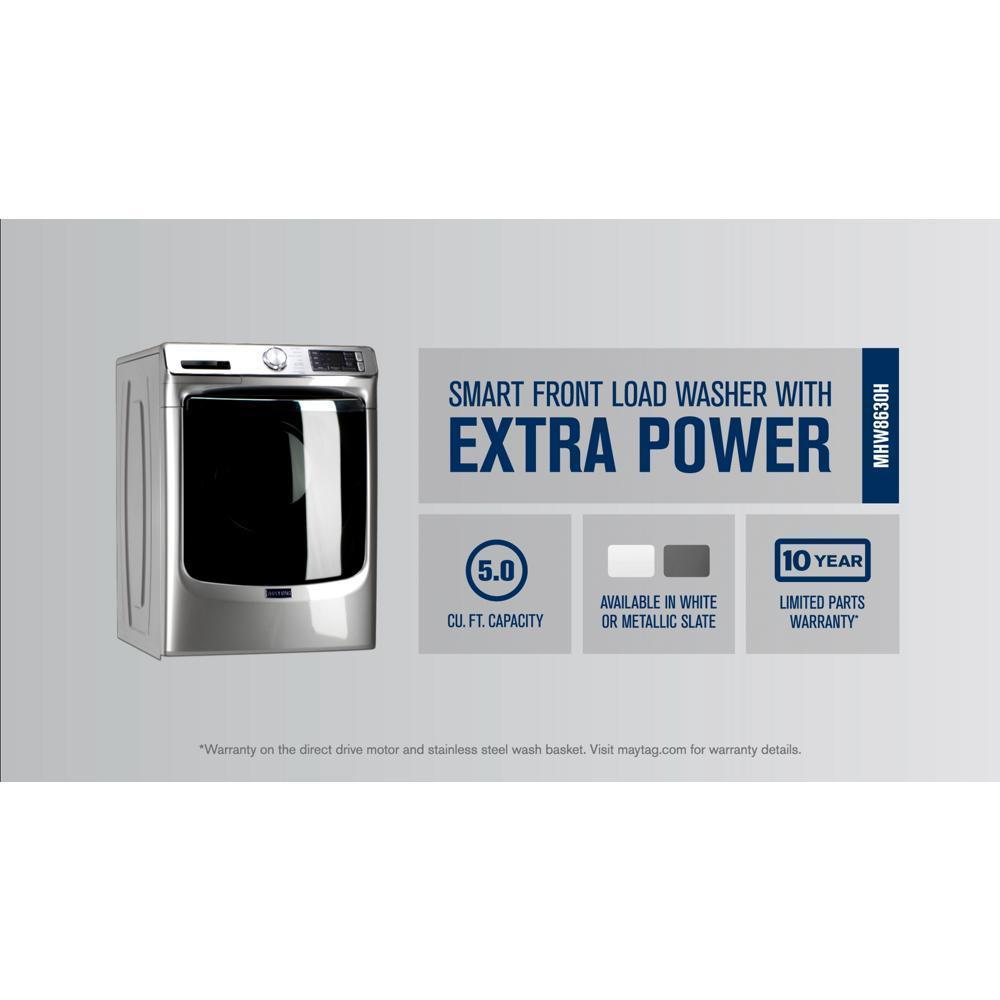 Maytag MHW8630HC Smart Front Load Washer with Extra Power and 24-Hr Fresh Hold® option - 5.0 cu. ft.