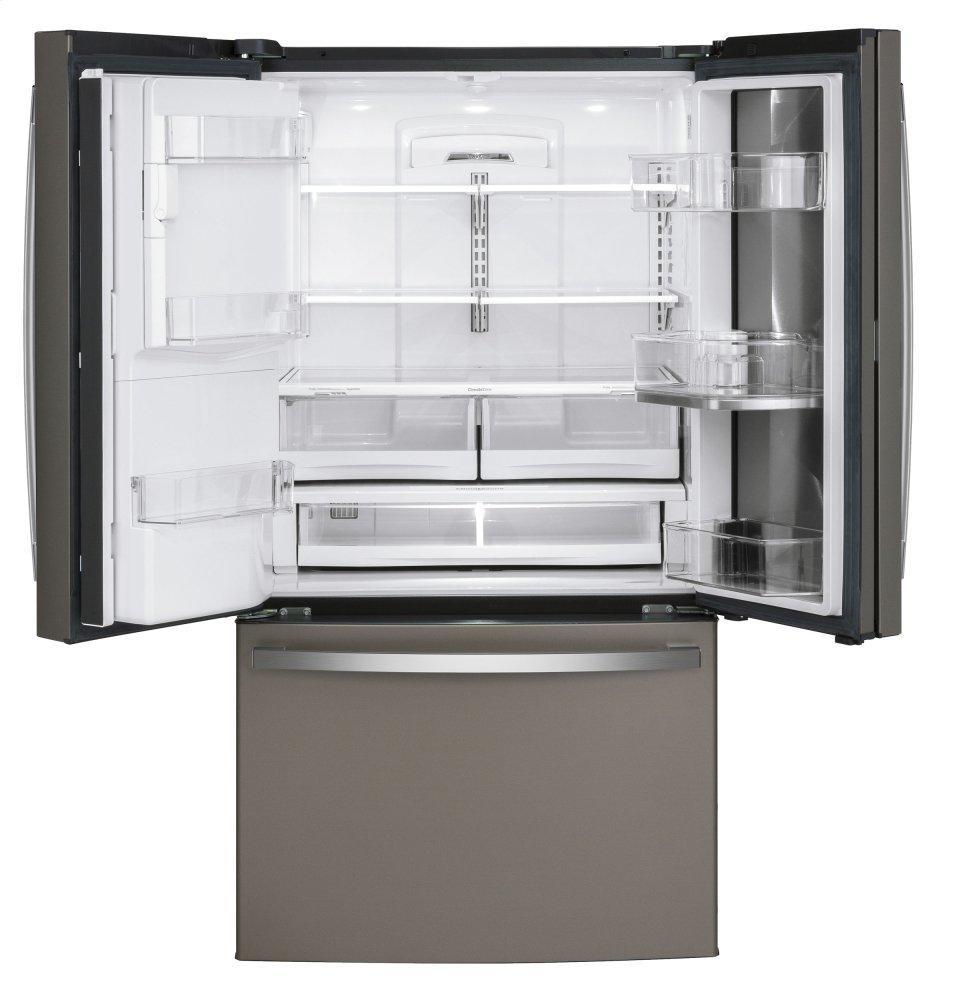 GFD28GMLES GE® 27.7 Cu. Ft. French-Door Refrigerator with Door In Door