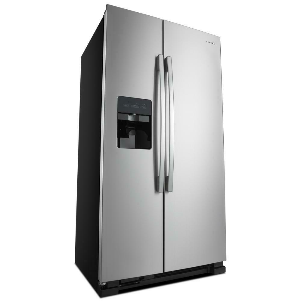 Amana 36-inch Side-by-Side Refrigerator with Dual Pad External Ice and Water Dispenser