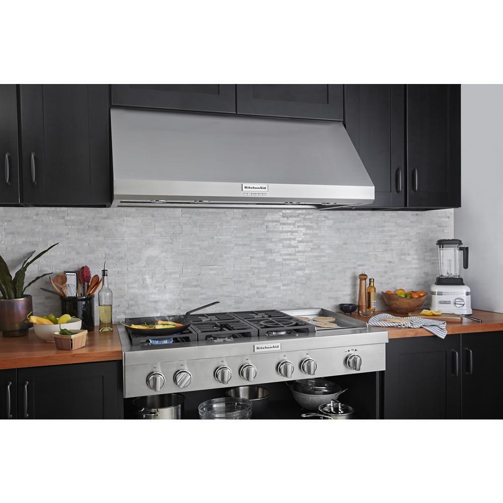 KCGC558JSS KitchenAid® 48'' 6-Burner Commercial-Style Gas Rangetop with Griddle