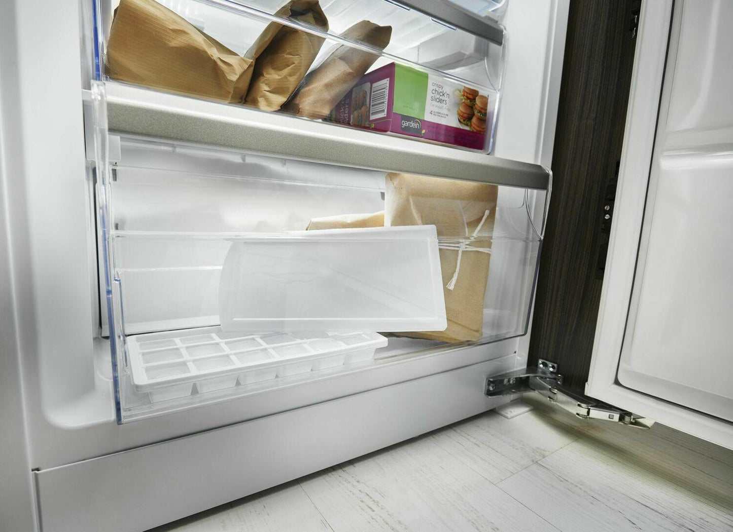 Kitchenaid KBBX104EPA 10 Cu. Ft. 24" Width Built-In Panel Ready Bottom Mount Refrigerator