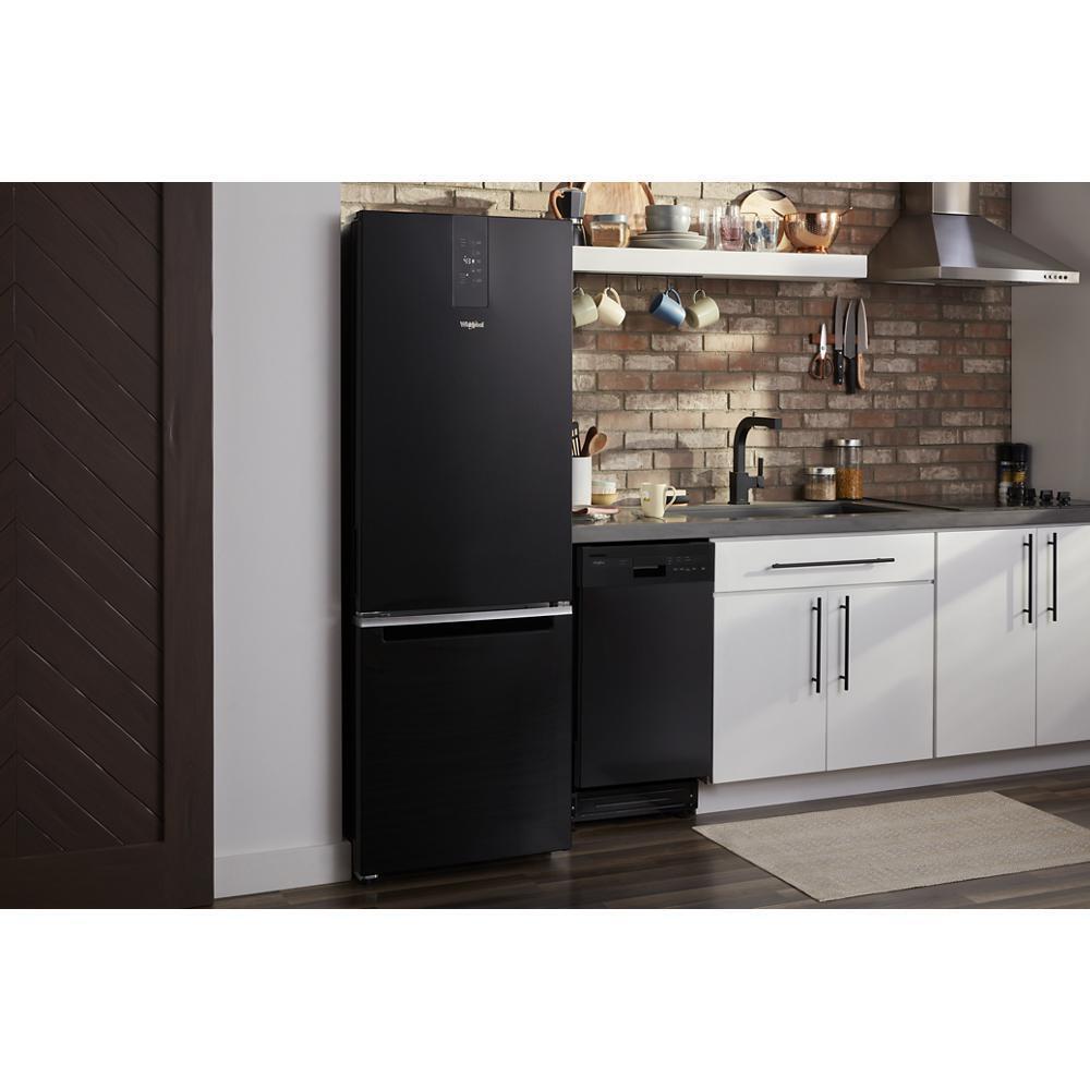 Whirlpool WRB533CZJB 24-inch Wide Garage-Ready Bottom-Freezer Refrigerator - 12.9 cu. ft.