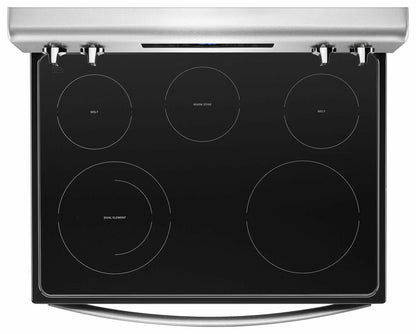 5.3 cu. ft. Freestanding Electric Range with 5 Elements - Black-on-Stainless