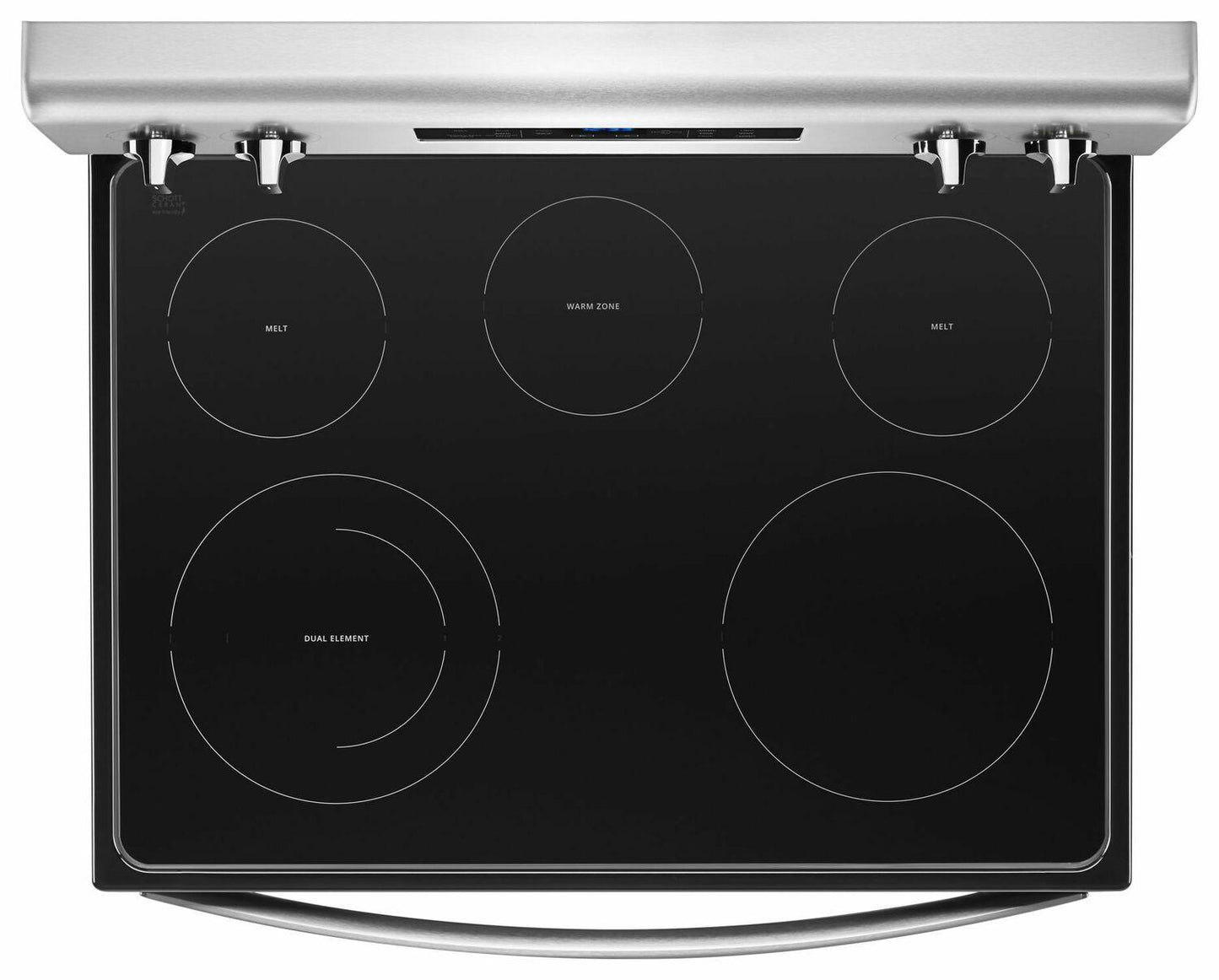 Whirlpool WFE505W0HZ 5.3 cu. ft. Freestanding Electric Range with 5 Elements - Fingerprint Resistant Stainless Steel