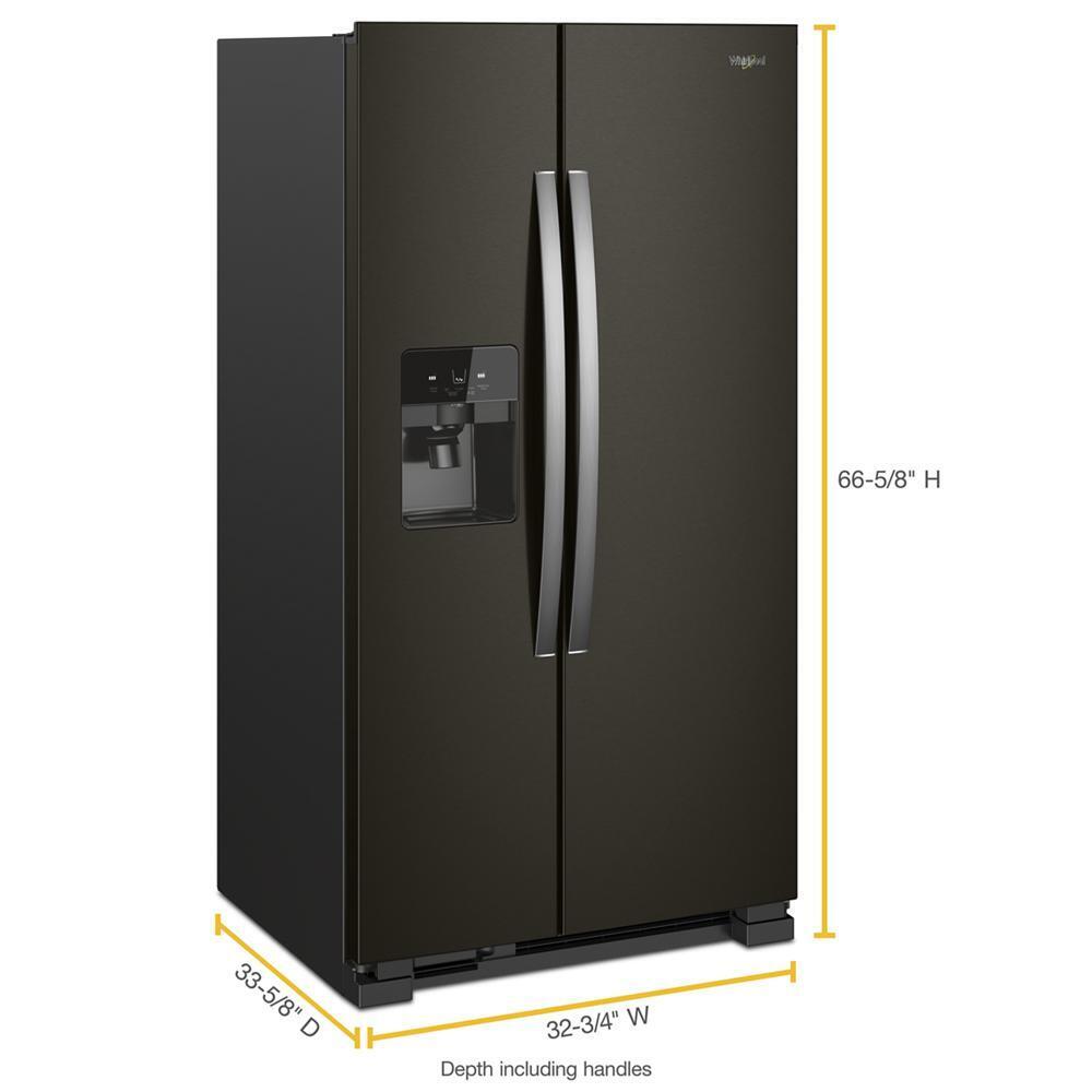 Whirlpool 33-inch Wide Side-by-Side Refrigerator - 21 cu. ft.