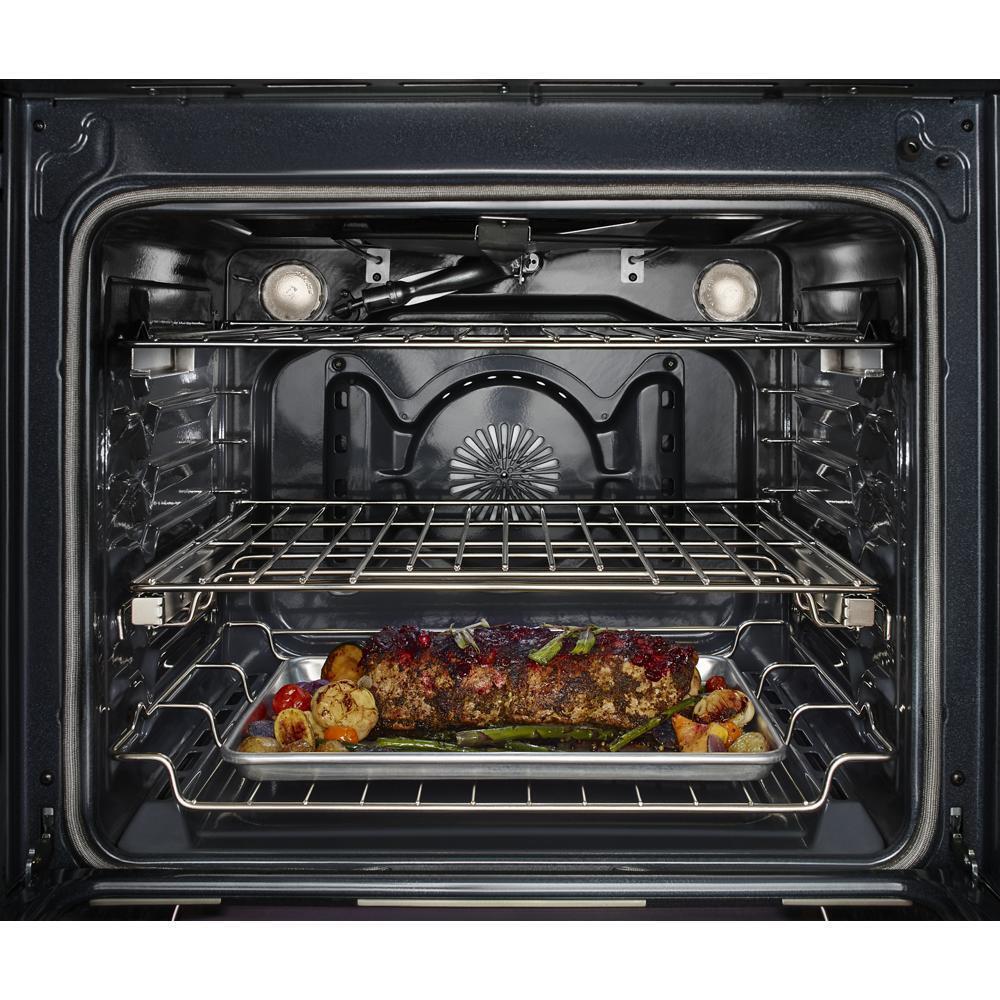 Kitchenaid 30-Inch 5 Burner Gas Convection Slide-In Range with Baking Drawer