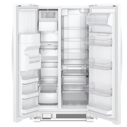 Whirlpool WRS321SDHW 33-inch Wide Side-by-Side Refrigerator - 21 cu. ft.