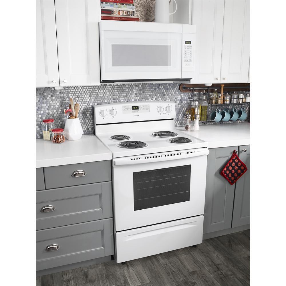Amana AMV2307PFW 1.6 Cu. Ft. Over-the-Range Microwave with Add 0:30 Seconds