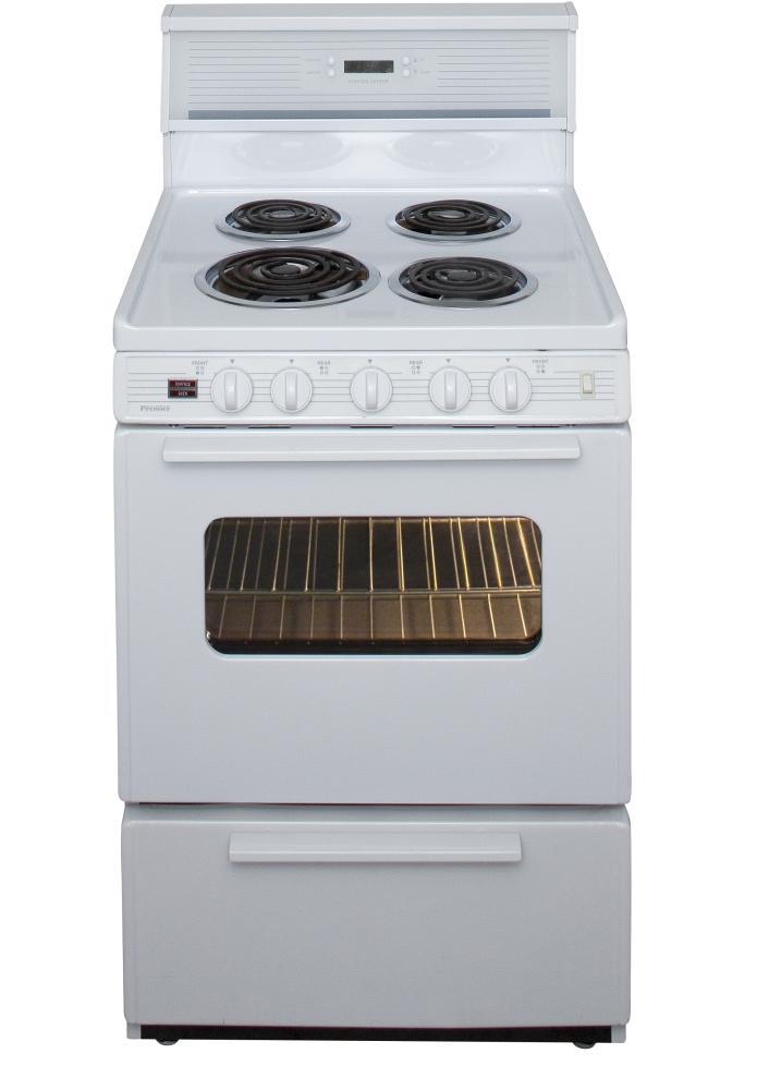 Premier ECK240OP 24 in. Freestanding Electric Range in White
