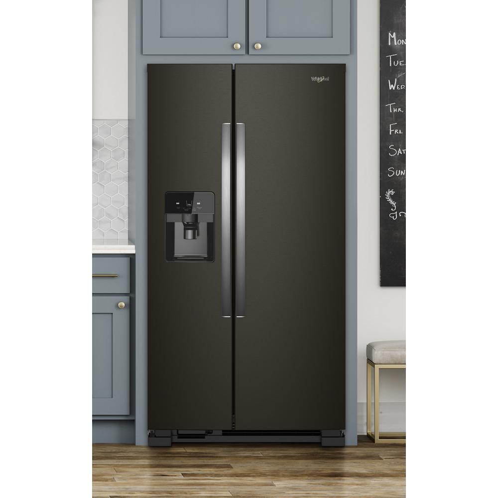 Whirlpool WRS321SDHV 33-inch Wide Side-by-Side Refrigerator - 21 cu. ft.