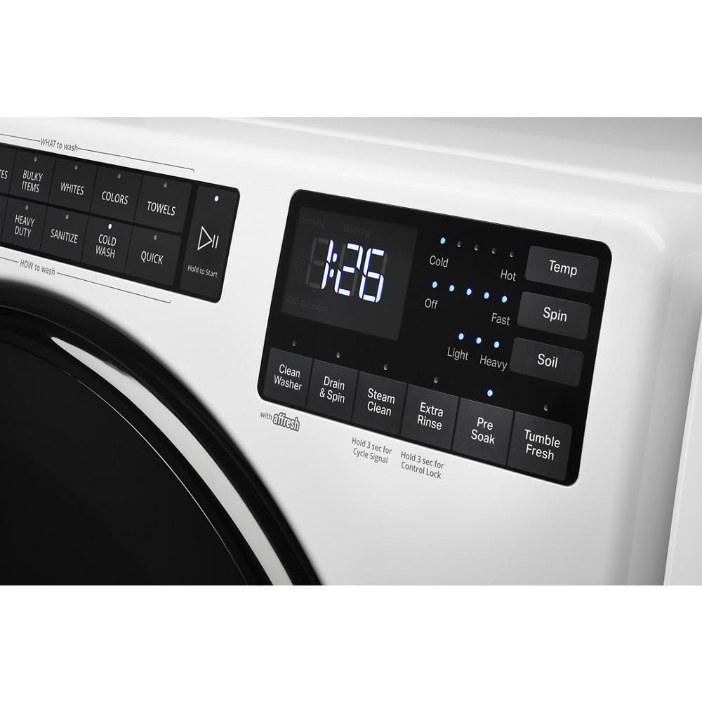 Whirlpool WFW6605MW 5.0 Cu. Ft. Front Load Washer with Quick Wash Cycle