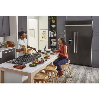 Kitchenaid KUWL314KBS 24" Undercounter Wine Cellar with Glass Door and Metal-Front Racks