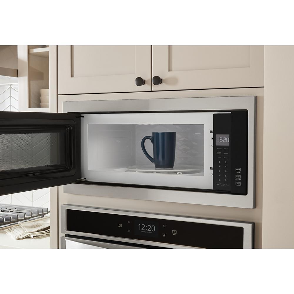 Whirlpool WMT50011KS 1.1 cu. ft. Built-In Microwave with Slim Trim Kit - 14" Height