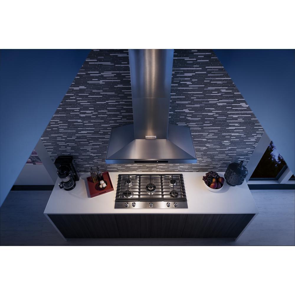 Kitchenaid KCGS956ESS 36" 5-Burner Gas Cooktop with Griddle