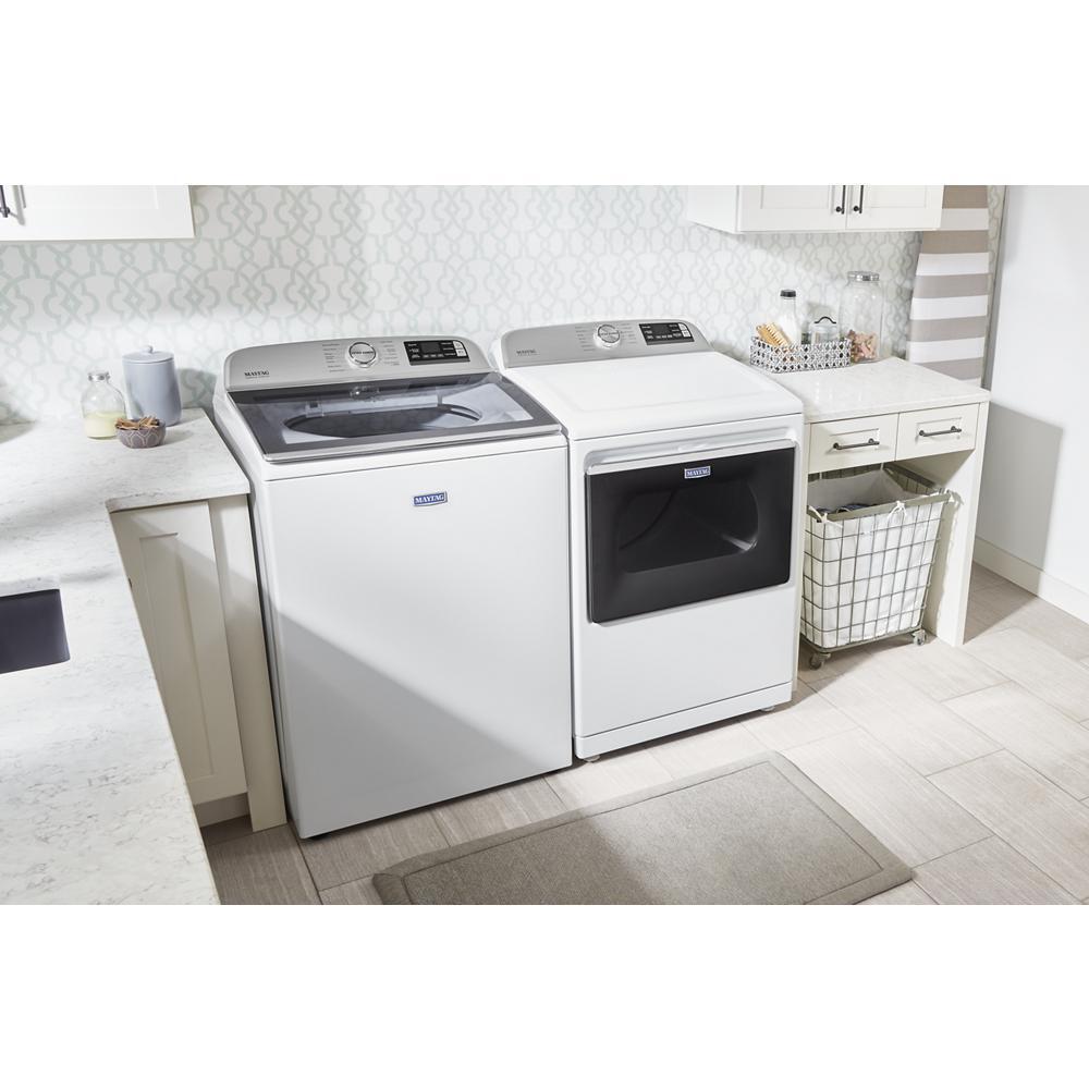 Maytag MED7230HW Smart Top Load Electric Dryer with Extra Power - 7.4 cu. ft.