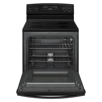 Amana AER6303MFB 30-inch Amana® Electric Range with Extra-Large Oven Window