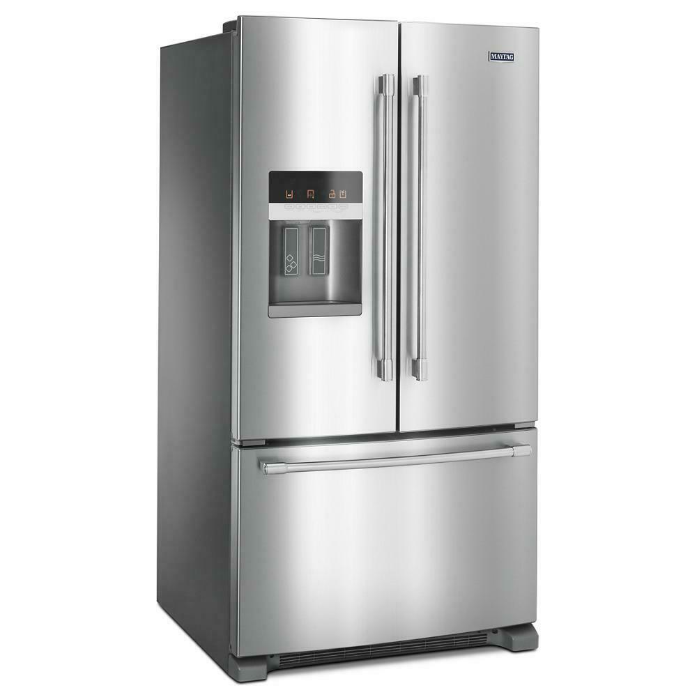 Maytag 36- Inch Wide French Door Refrigerator with PowerCold® Feature - 25 Cu. Ft.