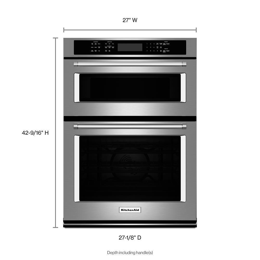 27" Combination Wall Oven with Even-Heat™ True Convection (lower oven)