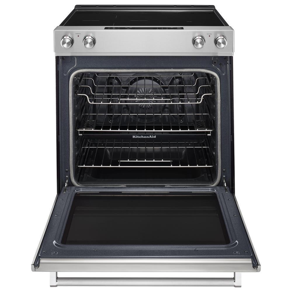 Kitchenaid KSEG700ESS 30-Inch 5-Element Electric Slide-In Convection Range