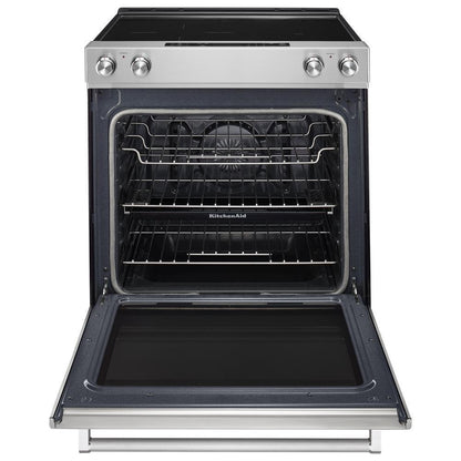 Kitchenaid KSEG700ESS 30-Inch 5-Element Electric Slide-In Convection Range